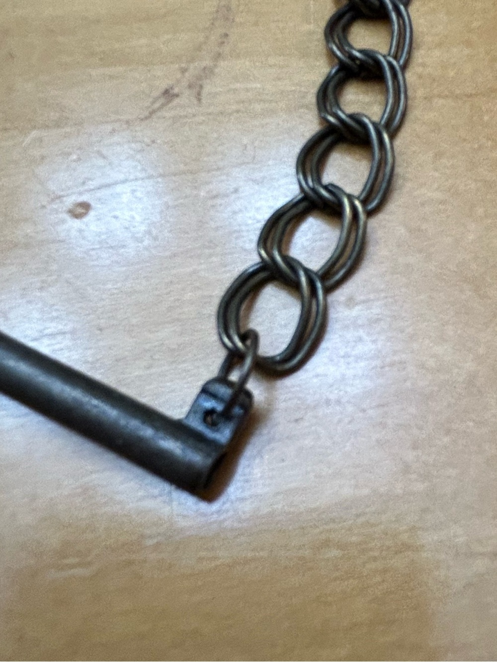 Boho vintage-style skeleton Key Chain Necklace - antique bronze-tone Metal - Picture 3 of 12